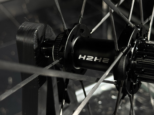 H2He碳纤维轮组700C公路自行车真空碟刹桶轴开口 - 图2