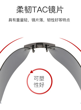 偏光夹片夹片配镜盒偏光