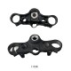 Loncin LX600-2 Promise CU625 handlebar tube steering column direction handlebar clip holder upper chain plate original car accessories