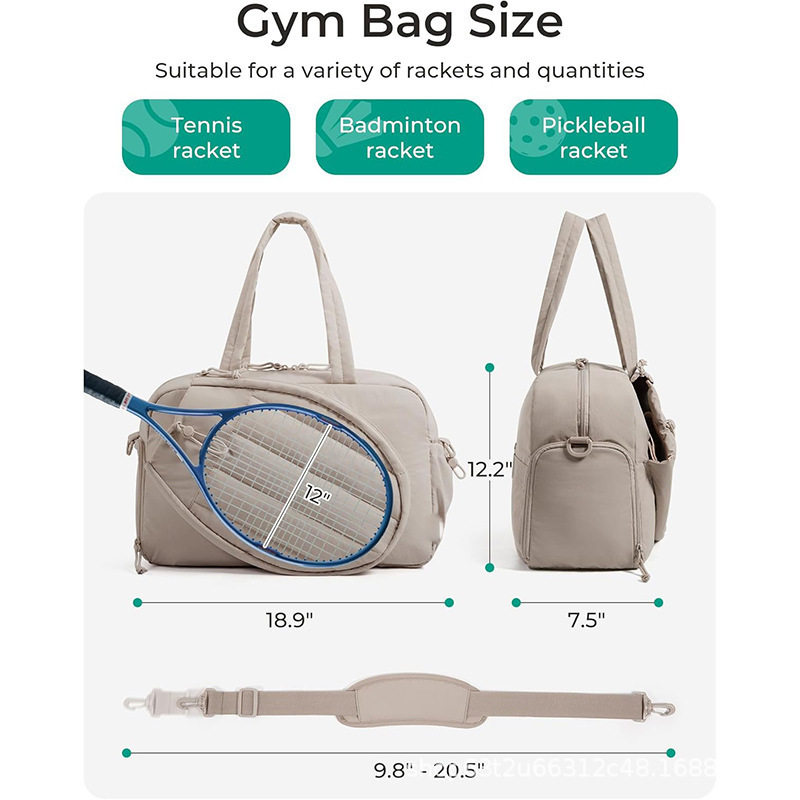 亚马逊新款男女网球托特包时尚便携手提包羽毛球2支装时尚手提包,淘宝优惠券,粉丝福利购,淘宝优惠卷