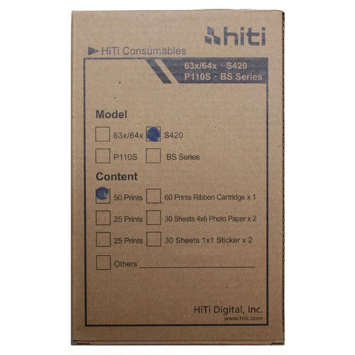 呈妍 诚研 hiti S420热升华色带相纸套装 S420相纸 P3411 P3414 - 图0