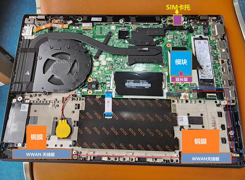 联想 Thinkpad T14 P14s Gen3 Gen4 WWAN LTE 4G 5G 天线 DIY代用 - 图0