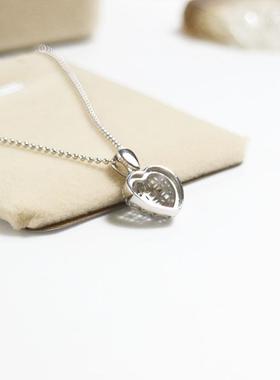 宏利925纯银吊坠空托镶嵌松石心形银托蜜蜡和田玉新款坠托10*10