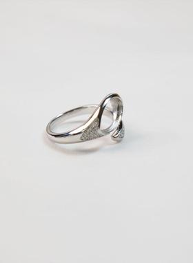 轻奢新款天然和田玉戒指