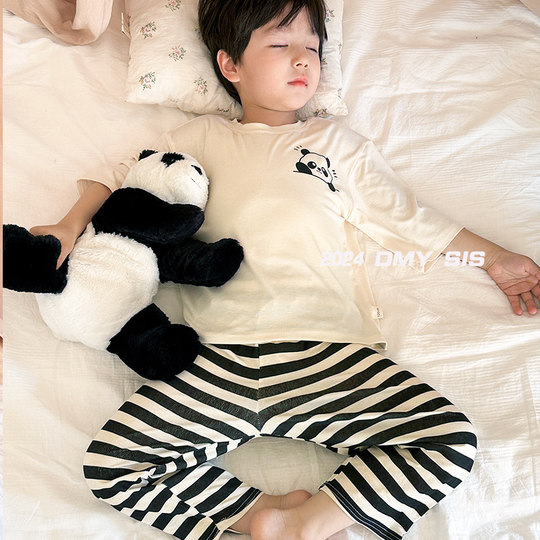 Children's Modal Home Clothes Two-piece Set