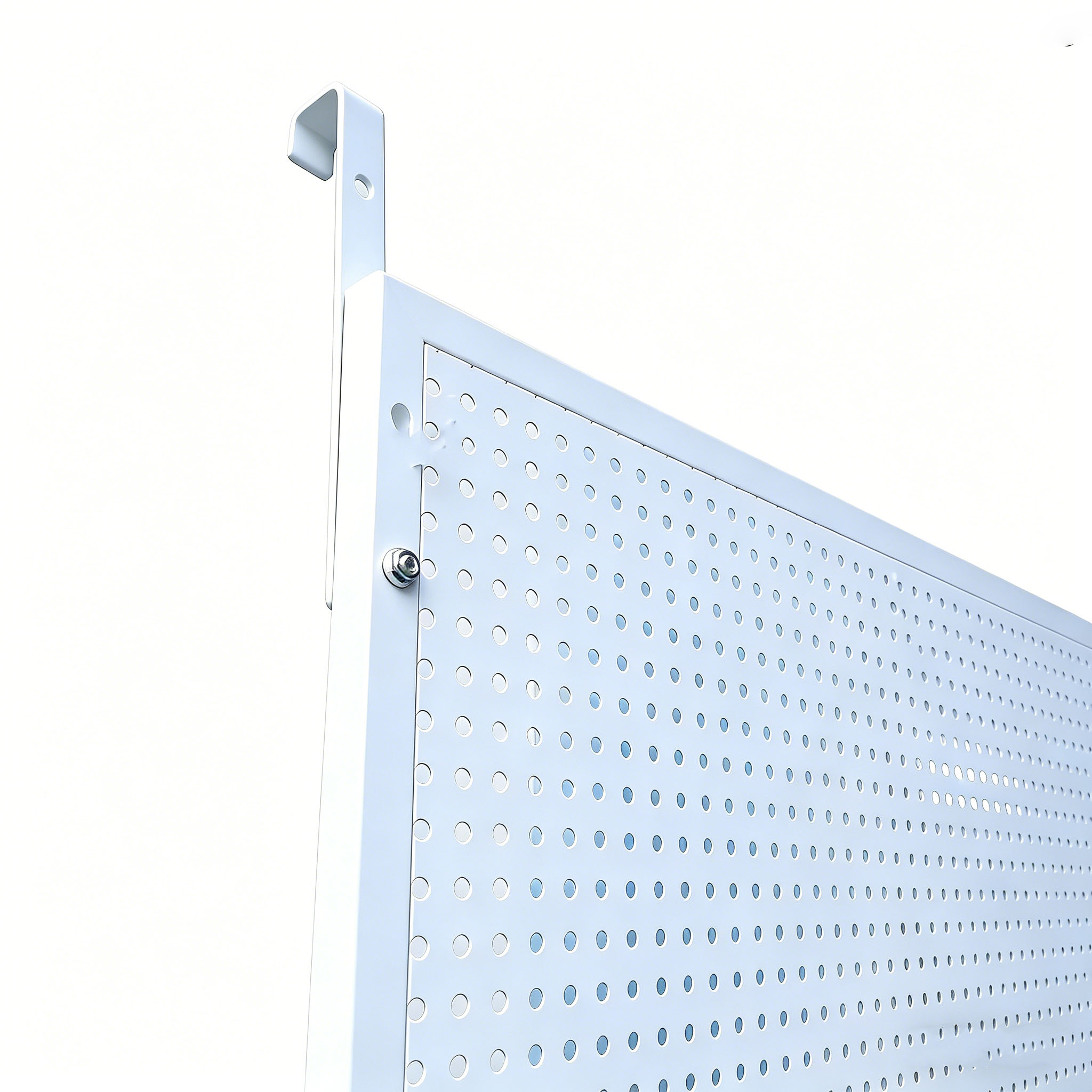 Exhibition hole board porous metal wall display panel customization