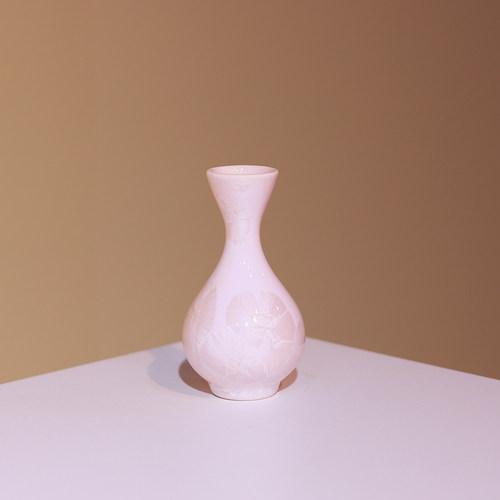 迷你结晶 陶瓷冰晶瓷小花瓶摆茶台书桌小摆件摆摊瓷瓶搭配陶瓷花 - 图3