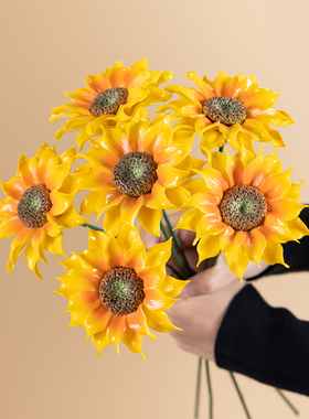陶瓷向日葵仿真花教师节送礼