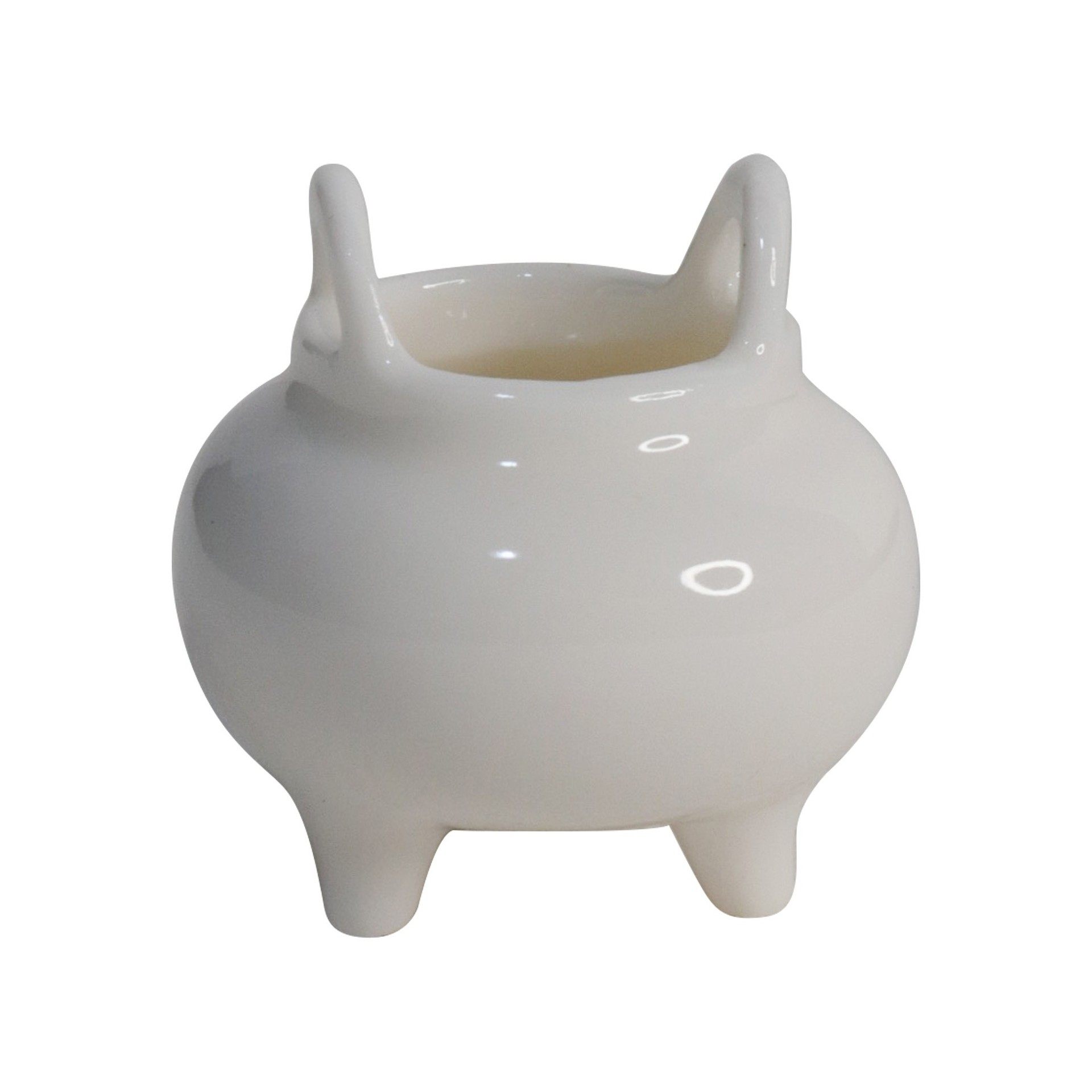 陶瓷迷你线香香炉插香手工制作创意白瓷三足小鼎香炉桌面茶台,淘宝优惠券,粉丝福利购,淘宝优惠卷