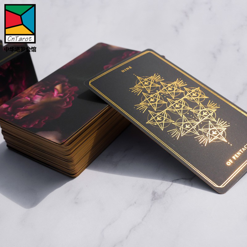 现货进口正版卡牌Soul Cards Tarot Deck Black灵魂塔罗牌黑版II-图1