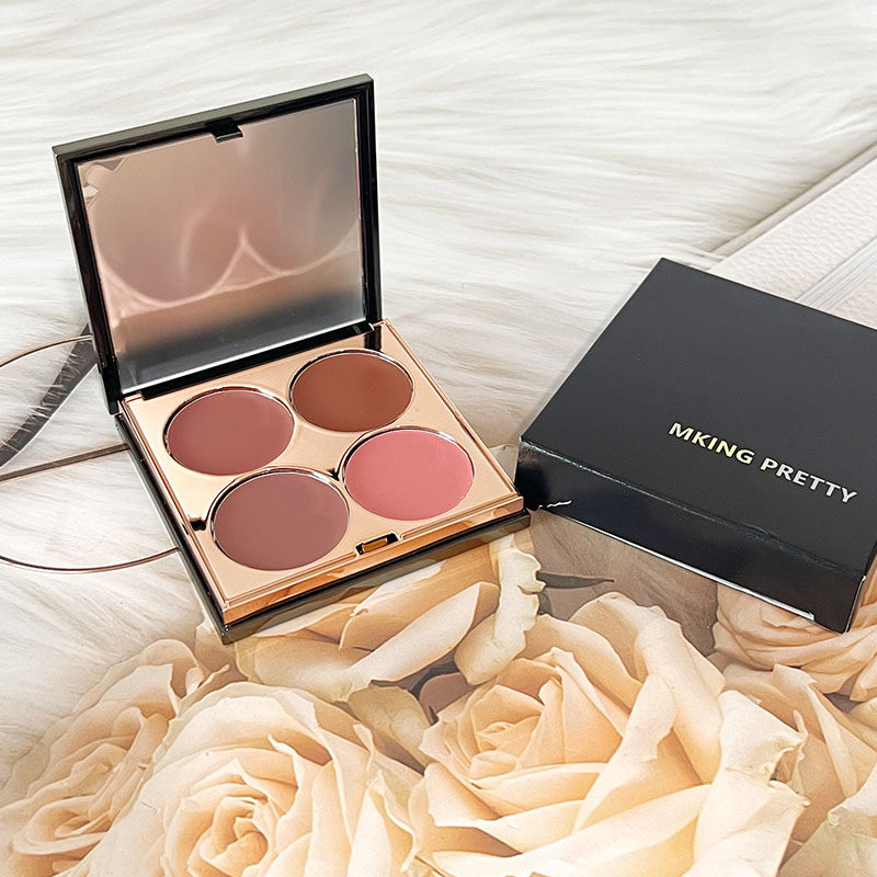 MKING PRETTY 多用膏#夏日晨曦腮红眼影口红高光综合盘哑光唇泥,淘宝优惠券,粉丝福利购,淘宝优惠卷