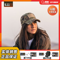 5.11 Outdoor Mountaineering Baseball Cap Camouflage Flag Bearer MC Duck Tongue Hat Male Casual Breathable Shade Tactical Cap 89063