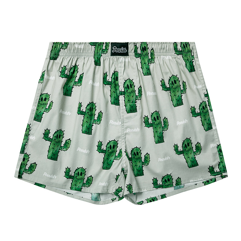 PEEVISH男士阿罗裤四角宽松内裤头卡通情侣居家短睡裤女大裤衩,淘宝优惠券,粉丝福利购,淘宝优惠卷