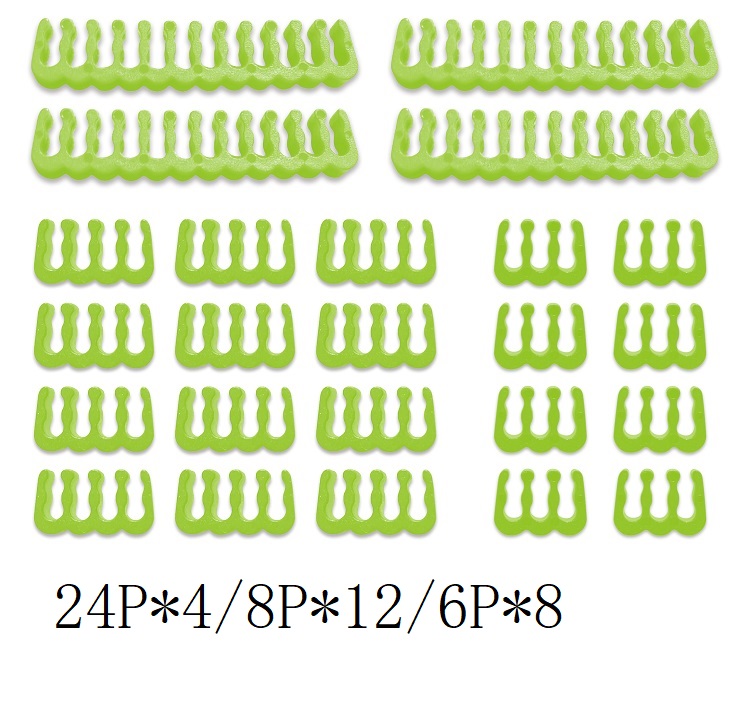 PVC注塑式线梳  模组理线梳 CABLE COMBS用于3.0-3.3mm硅胶线包网 - 图3