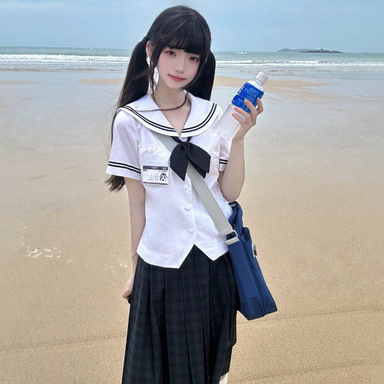 Hua Qianzhu's new product small pool plaid skirt jk uniform