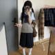 Hua Qianzhu's new product small pool plaid skirt jk uniform