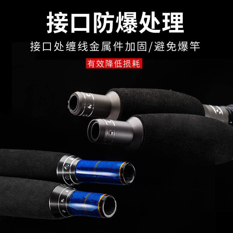 实心近海小船竿综合船钓竿海钓筏船竿拖钓锚竿铁板竿电绞竿船筏竿