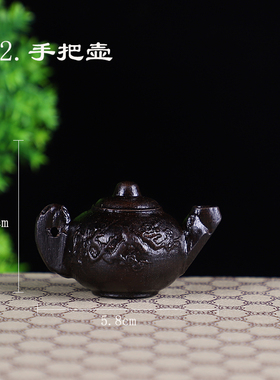 雕刻黑檀木手把件木质工艺品