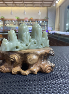 新疆沙枣青籽料手链项链平安扣