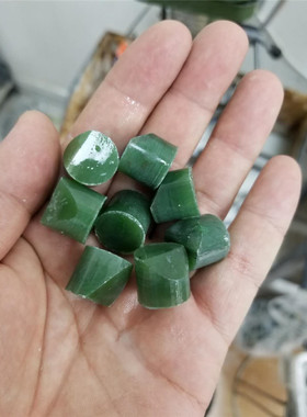 私家定做和田手镯带皮碧玉籽料