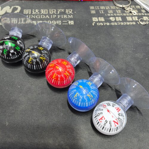 外径28MM吸盘球指南针，颜色随机混装，定货要安排，厂价销售 - 图2