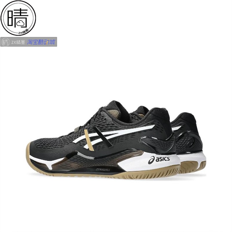 Asics  GEL-RESOLUTION 9 防滑耐磨 低帮网球鞋1041A453-001-100 - 图1