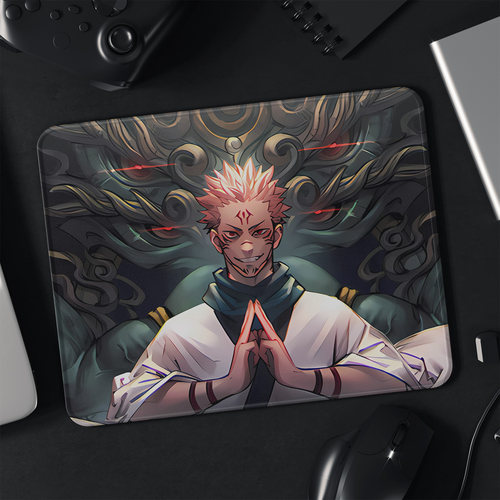 咒术回战动漫游戏电竞cs鼠标垫类99细面布垫FPS控制滑鼠垫桌垫 - 图1