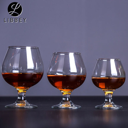 Libbey无铅玻璃白兰地杯创意矮脚大肚洋酒杯XO威士忌杯精酿啤酒杯-图2