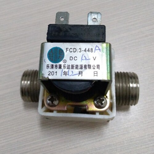 康乐达FCD.3-448A 饮水机配件 开水器进水阀DC12V 24V AC220V水阀 - 图0