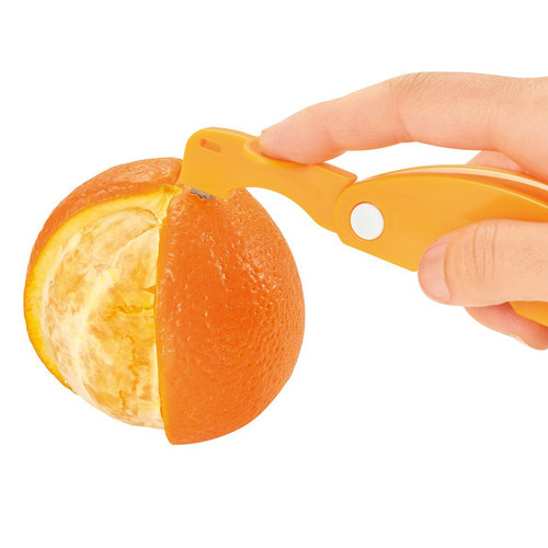 日本进口剥橙器 橙子去皮器 开橙器 去皮刀剥皮器 削皮器 开柚器 - 图0