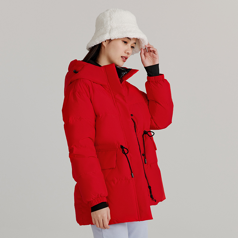 Y279096Y 千仞岗秋冬新款时尚潮流羽绒服女中长款连帽工装风潮外套 Y279096Y 千仞岗秋冬新款时尚潮流羽绒服女中长款连帽工装风潮外套