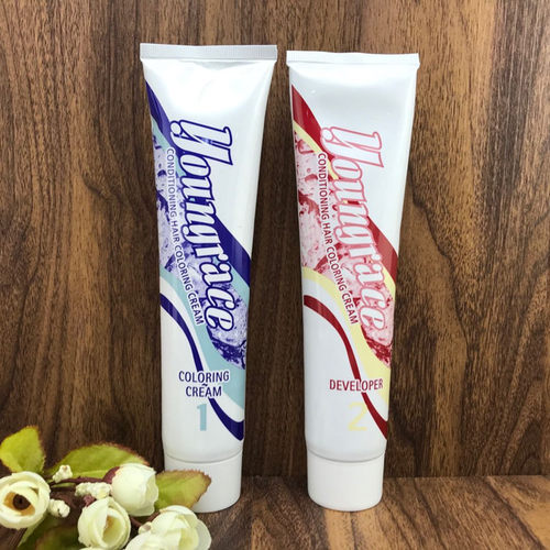 温雅漾采染膏焗油170mlx2 自然黑色啡黑栗棕色咖啡染膏纯植物染膏 - 图1