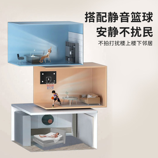 Marco de tiro de baloncesto casero CBA sin perforar agujeros