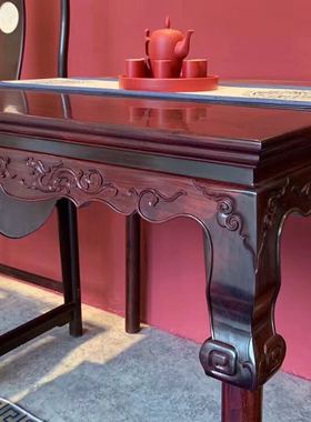 印度小叶紫檀沙发复古桌子