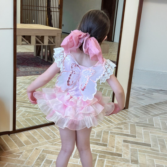 Gardenia Growth Record Girl Mermaid Winged Swimsuit