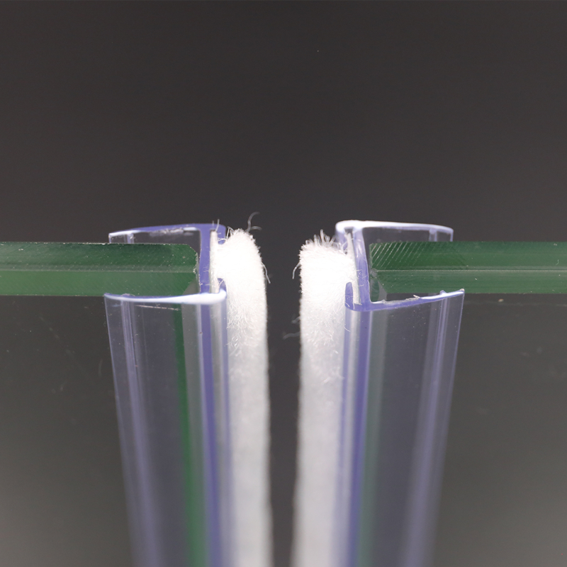 玻璃门密封毛条防风防撞条 挡风条 自动玻璃门密封胶条带毛条静音 - 图2