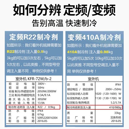 浩海R22制冷剂家用空调加氟表制冷液套装加氟利昂工具冷媒雪种液 - 图2
