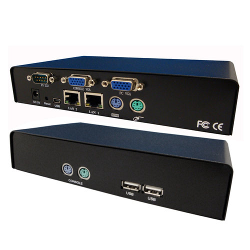 固网 HK-C-1001 单口 IP KVM 切换器 远程管理 可级联 电话/网络 - 图0