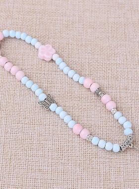 陶瓷手链女高级感串珠民族风手串