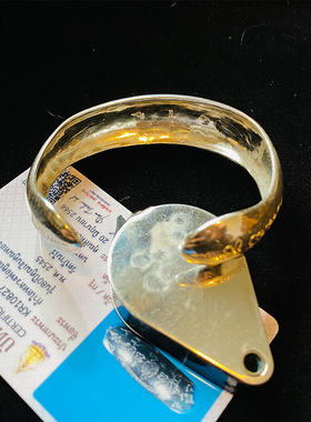 泰子屋龙婆坤2545年纯银材质男女同款手镯鉴定卡泰国佛牌正品直邮