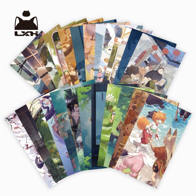 【正版现货】罗小黑战记2022年节气明信片纪念收藏创意贺卡片周边,淘宝优惠券,粉丝福利购,淘宝优惠卷