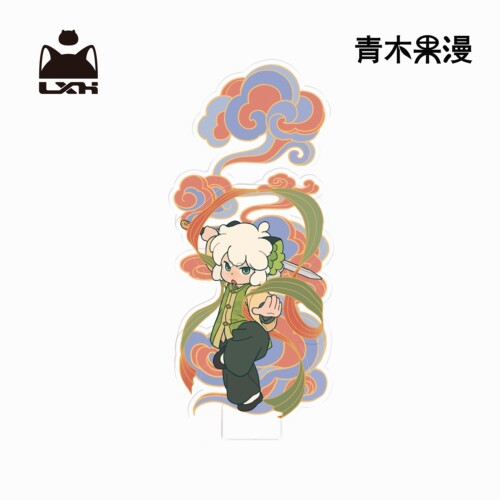 【正版现货】罗小黑战记年年岁岁门神立牌鹿野甲乙桌面摆件周边 - 图2