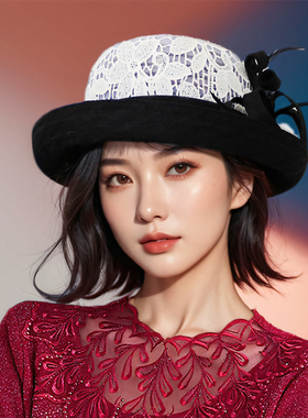 亚麻帽子出游卷边太阳帽时尚洋气