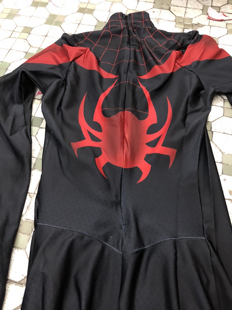 终极蜘蛛侠紧身衣 cospaly连体紧身衣Miles Spiderman万圣节服装 - 图1