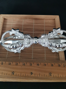 藏传风纯银五股普巴密宗法器