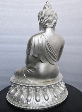 纯银摆件居家随身佛定制