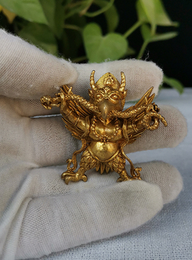 西藏饰品大鹏鸟纯银尼泊尔手工