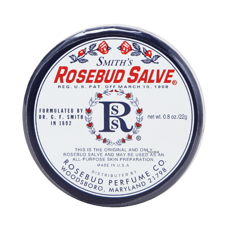 美国授权Rosebud Salve玫瑰花蕾膏保湿滋润护唇凡士林唇膏唇膜22g - 图3