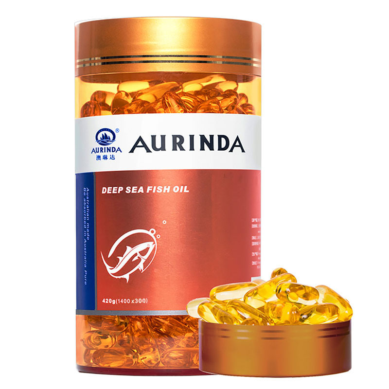 aurinda澳琳达深海鱼油1400mg*300粒*2瓶 澳洲原装进口欧米茄3 - 图3