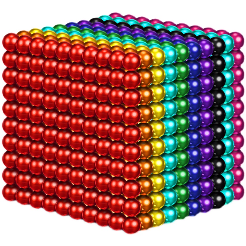巴克球磁力球1000颗拼装积木磁铁珠吸铁石十岁马克球百变益智玩具 - 图3